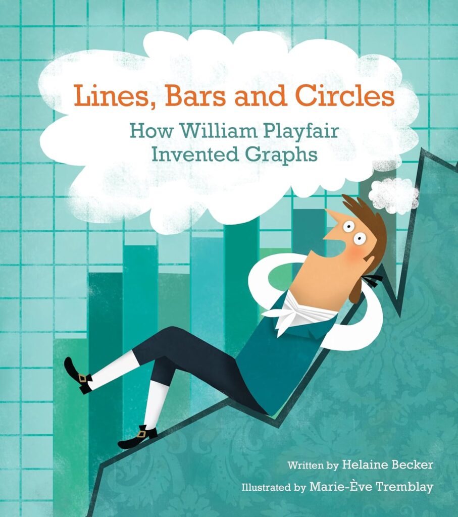 Becker, H. (2017). Lines, Bars and Circles: How William Playfair Invented Graphs. Kids Can Press